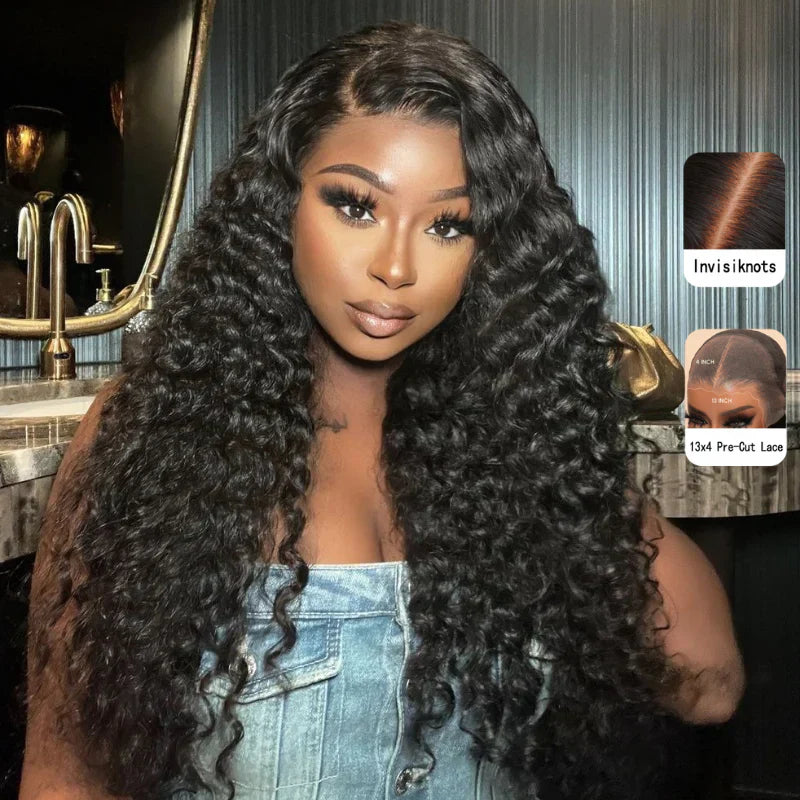 Pre Everything 13x4 Natural Loose Body Wave Glueless Hair Wigs