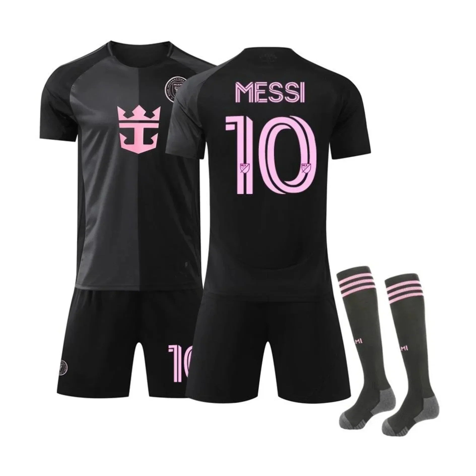 Messi Inter Miami 25-26 Away Kids Kit