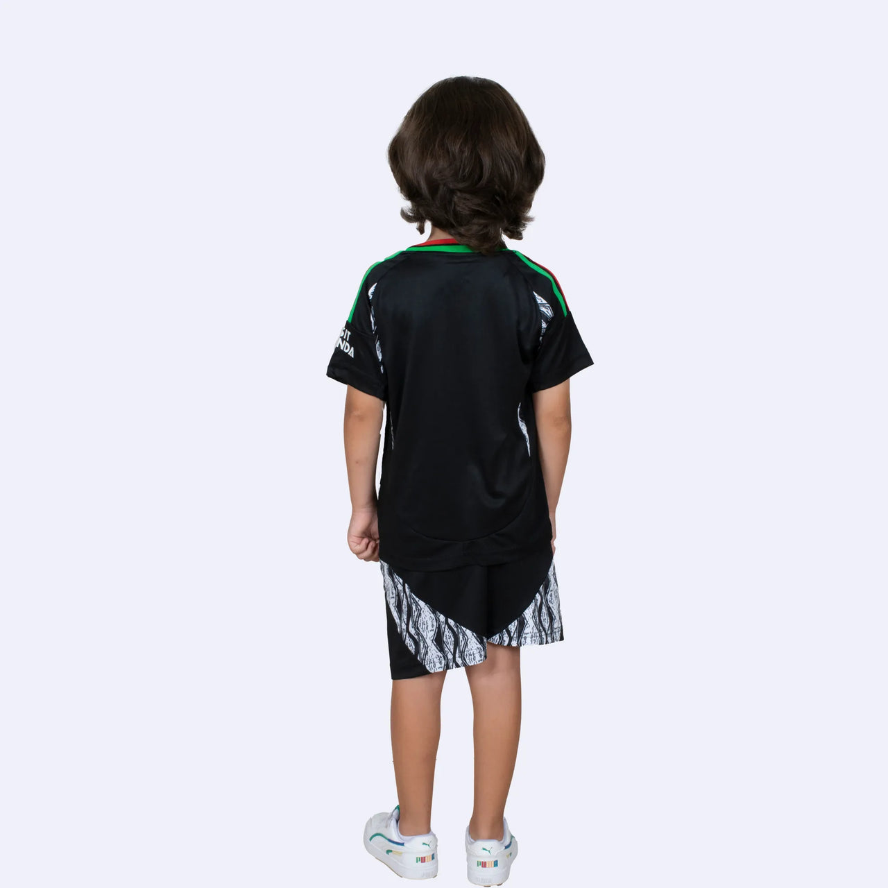 Arsenal 2024/2025 Black Away Kids Kit
