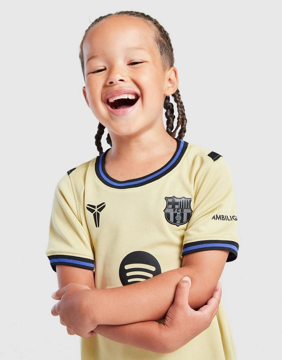 FC Barcelona 25/26 x Kobe Bryant Away Kids Kit