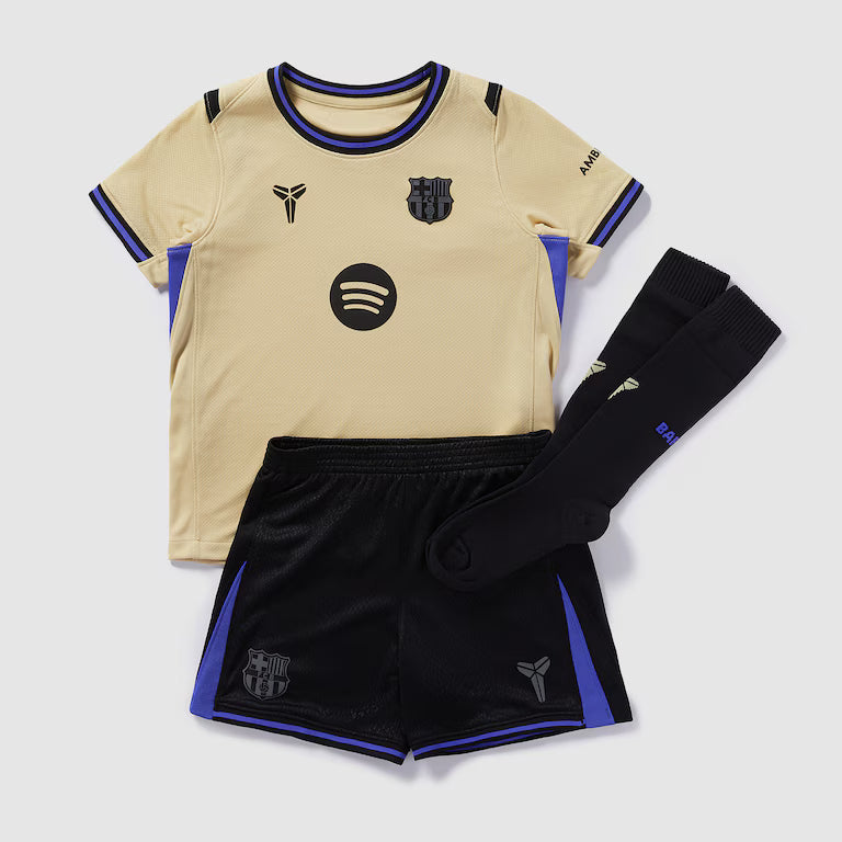 FC Barcelona 25/26 x Kobe Bryant Away Kids Kit