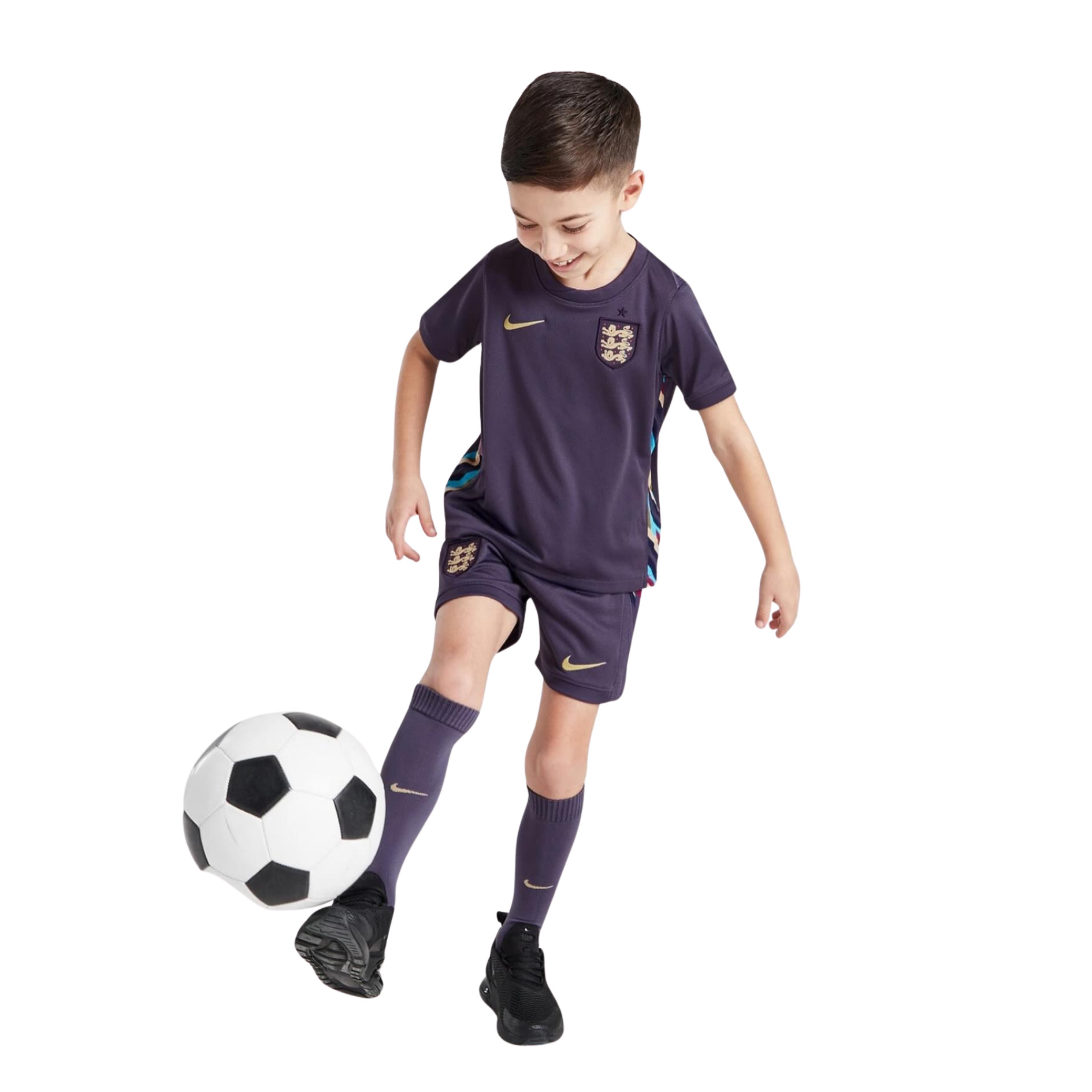 England 2024 Away Kids Kit