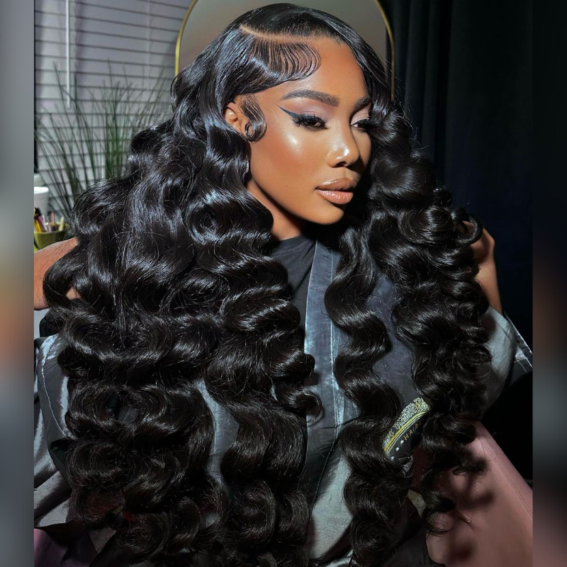 30 32 34 36 38 Inch 200 250 Density 13x4 Lace Front Human Hair Wigs Straight Body Wave Loose Wave Deep Wave Water Wave Hair Wig