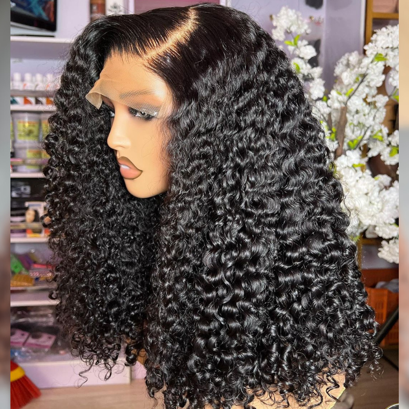 200 Density BOB Wet Wavy Hair 13x4 Lace Front Water Wave Human Hair Wigs