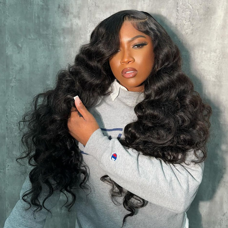 250 Density Pre Cut Pre Plucked Beached Knots Vietnamese Hair 13x4 Lace Front Pre-Everything Wand Curls Human Hair Wig