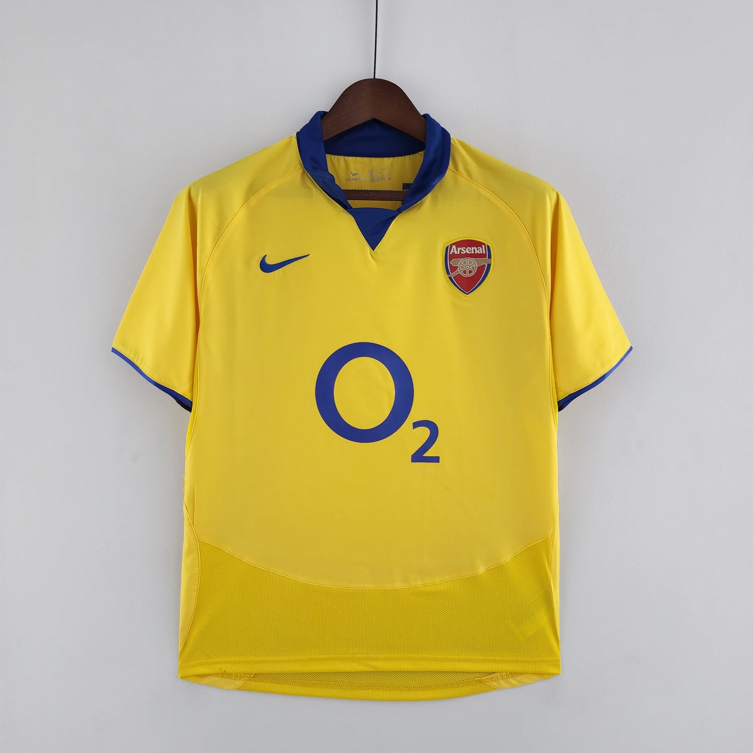 2003/2005 Arsenal Away Yellow Retro Shirt Gunners Henry