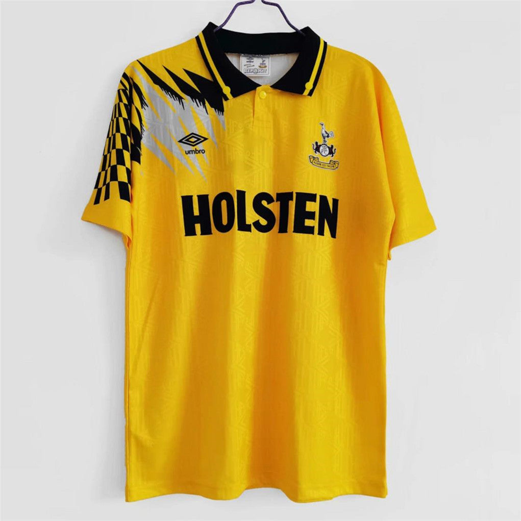 1992/1995 Tottenham Away Yellow Retro Shirt