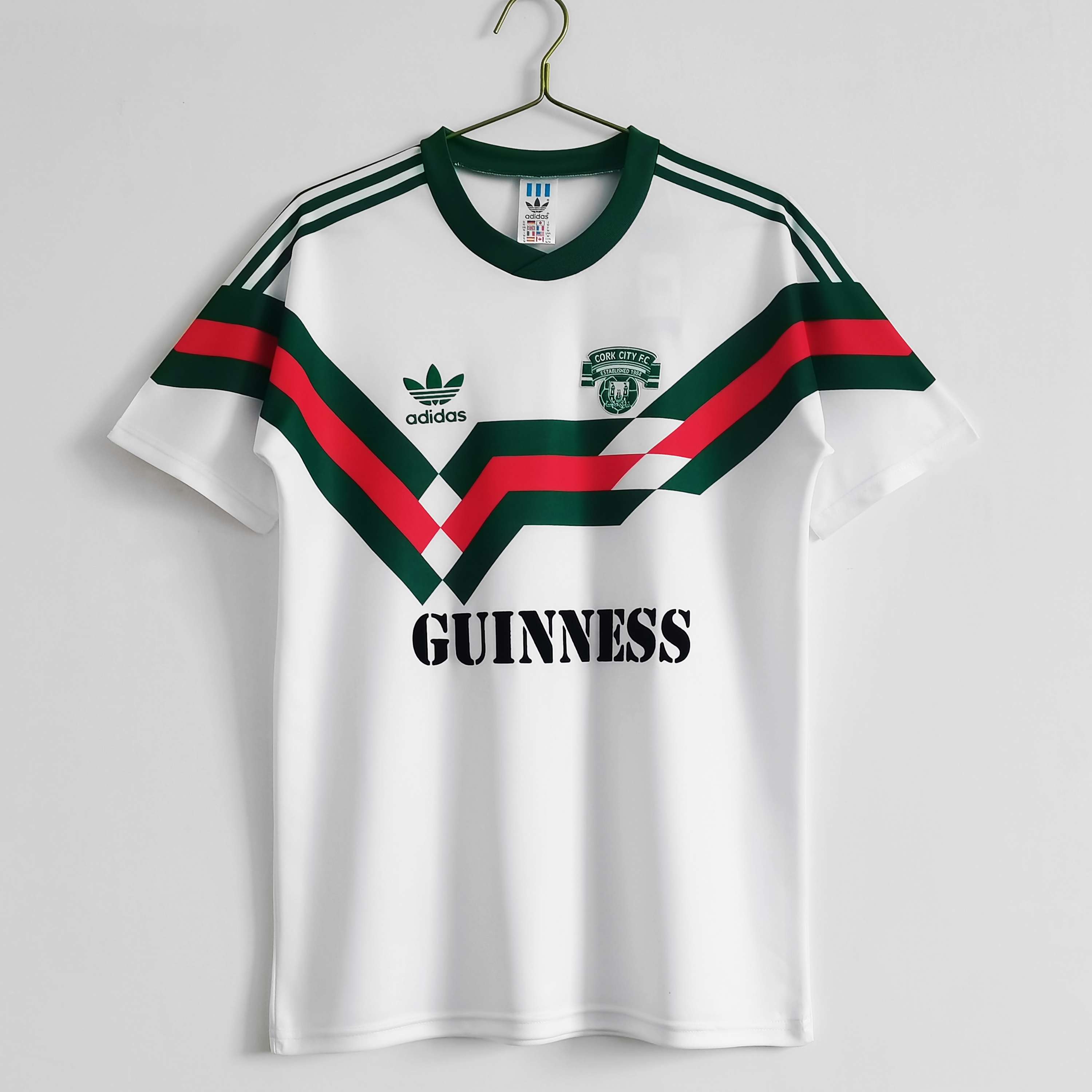 1988-1989 Cork City Retro Home Shirt Guinness Ireland