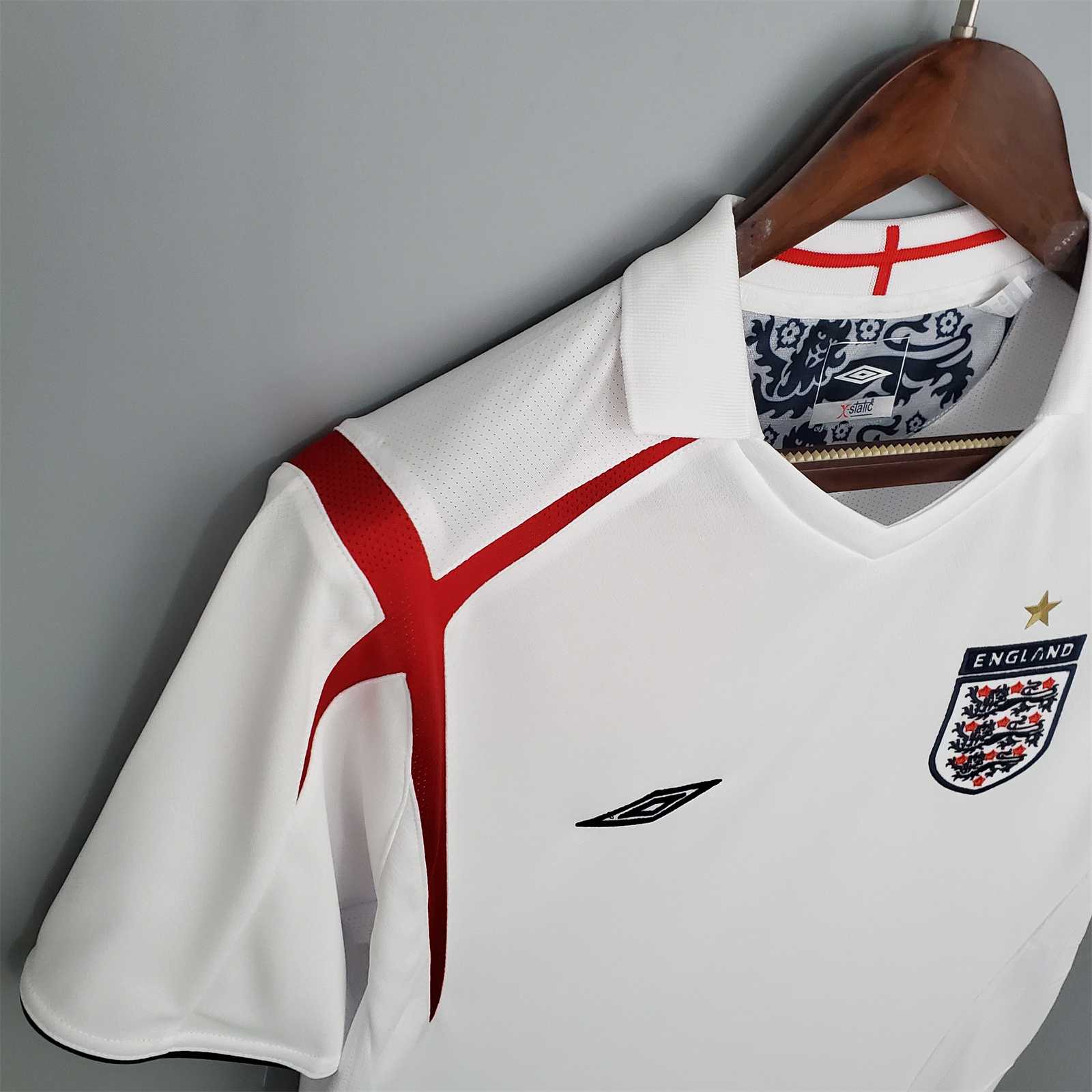 2006 England Home Retro Shirt World Cup