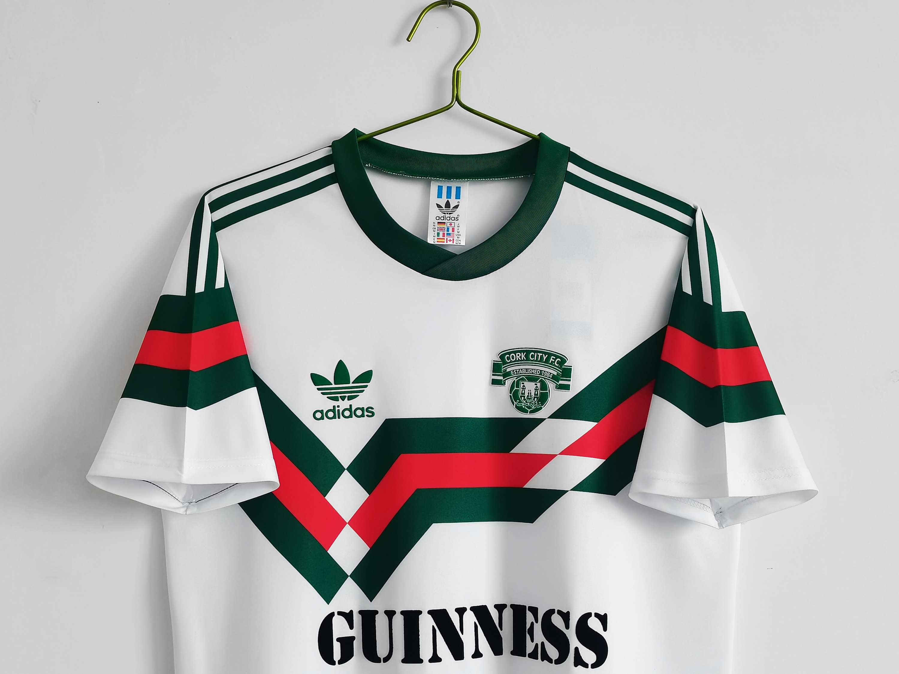 1988-1989 Cork City Retro Home Shirt Guinness Ireland