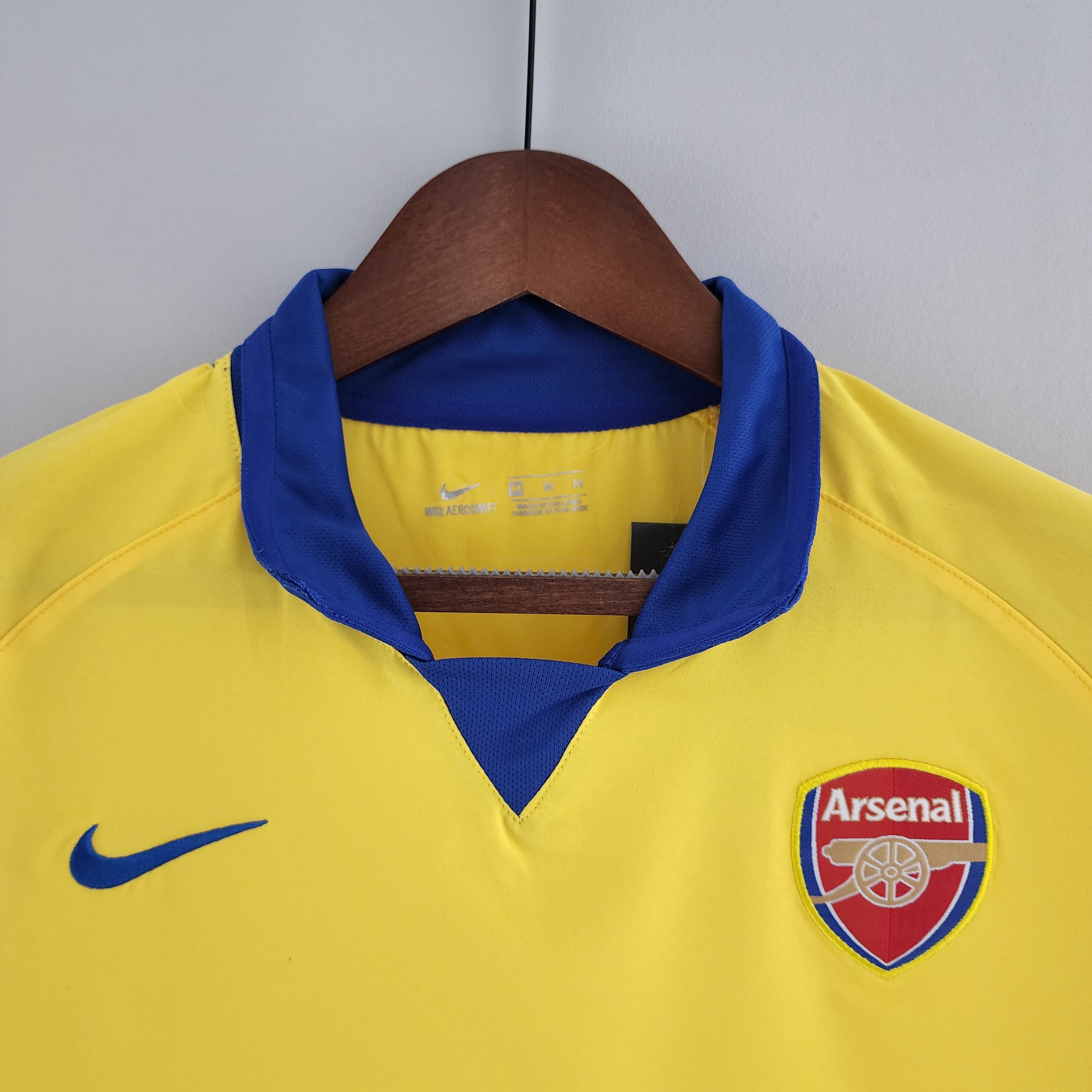 2003/2005 Arsenal Away Yellow Retro Shirt Gunners Henry