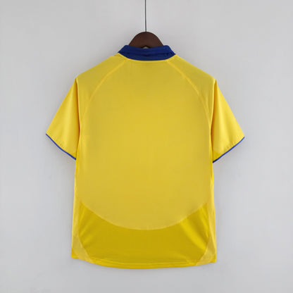 2003/2005 Arsenal Away Yellow Retro Shirt Gunners Henry