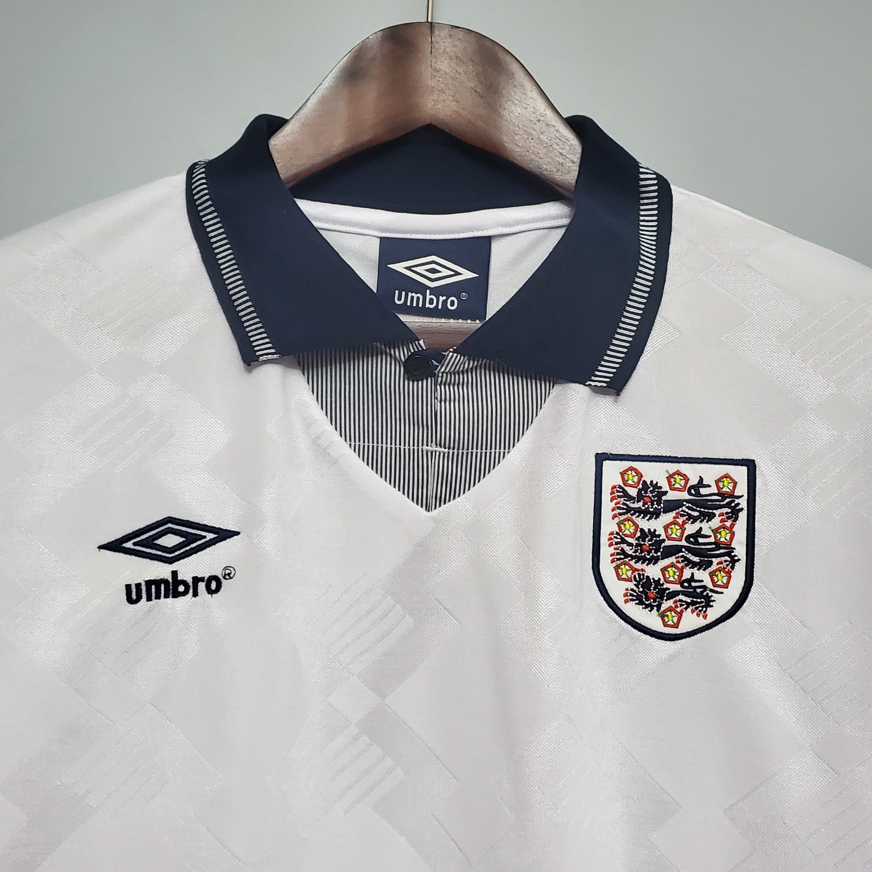 1990 England Home Retro Shirt