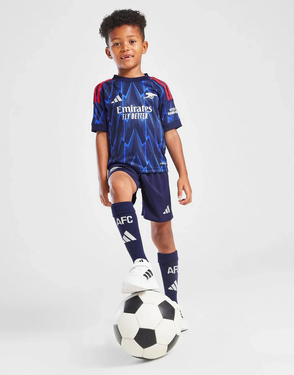 Arsenal 25/26 Away Kids Kit