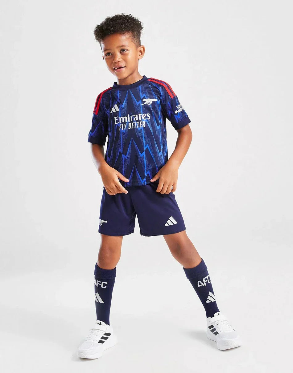 Arsenal 25/26 Away Kids Kit