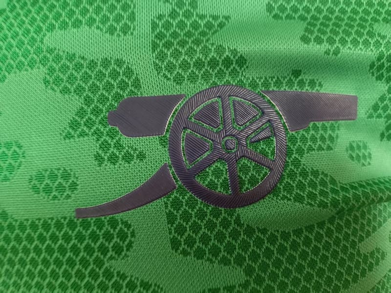 Arsenal 25/26 Green Polo Kit – Player Version