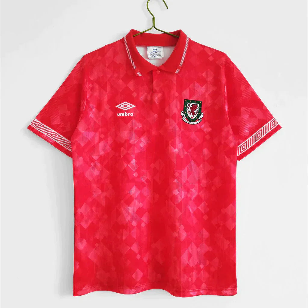 Wales 1991/92 Retro Home Shirt