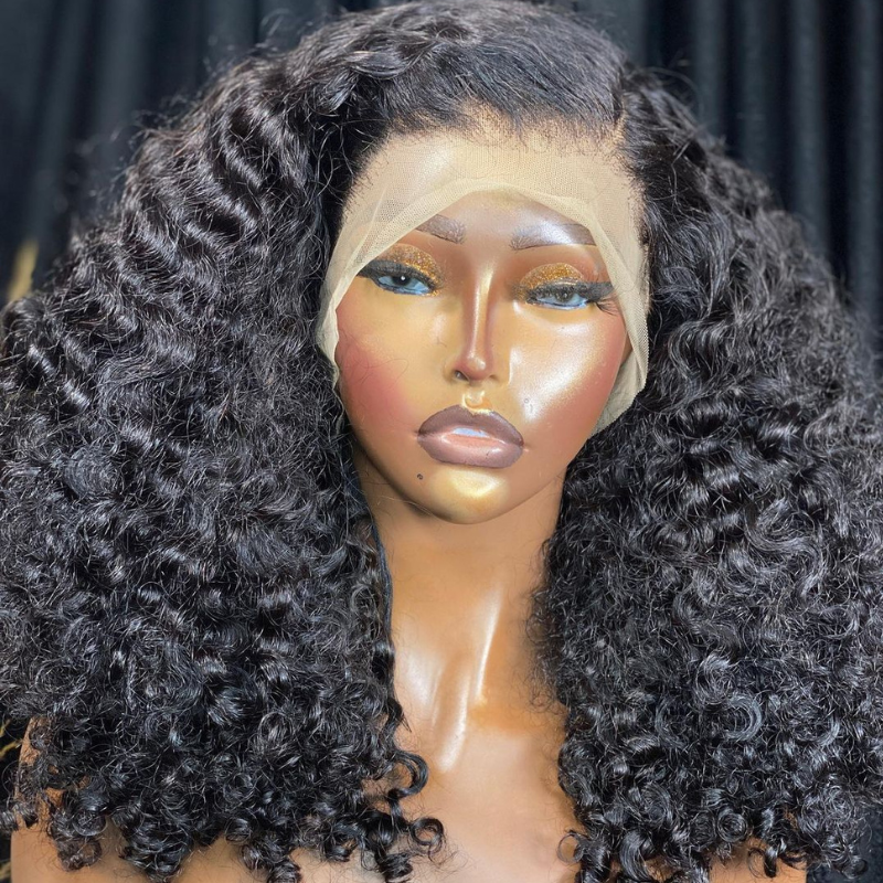 200 Density Deep Wave Bob Wig 13x4 Lace Front Human Hair Wigs
