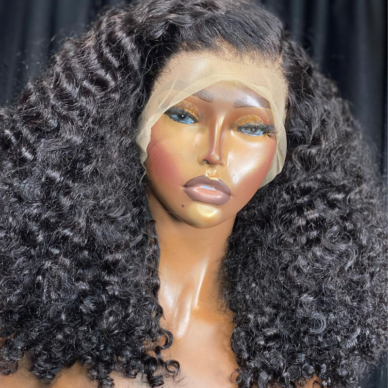 200 Density Deep Wave Bob Wig 13x4 Lace Front Human Hair Wigs