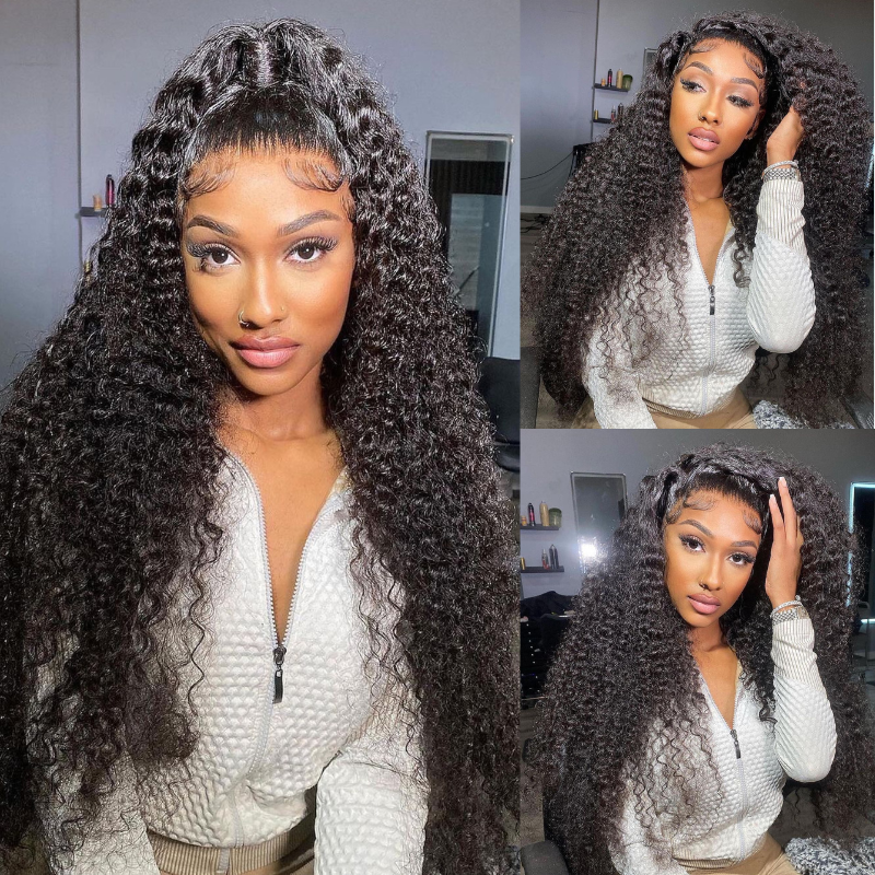 13 * 4 13 * 6 Lace Frontal Wig 13 by 4 13 by 6 Kinky Curly Human Hair Wigs