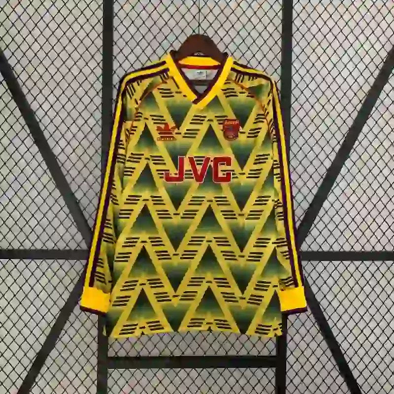 Arsenal 1991-93 Long Sleeve Away Retro Kit