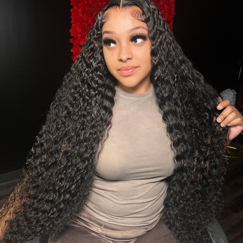 13 * 4 13 * 6 Water Wave Human Hair Wigs 13 by 4 13 by 6 Lace Frontal Wig