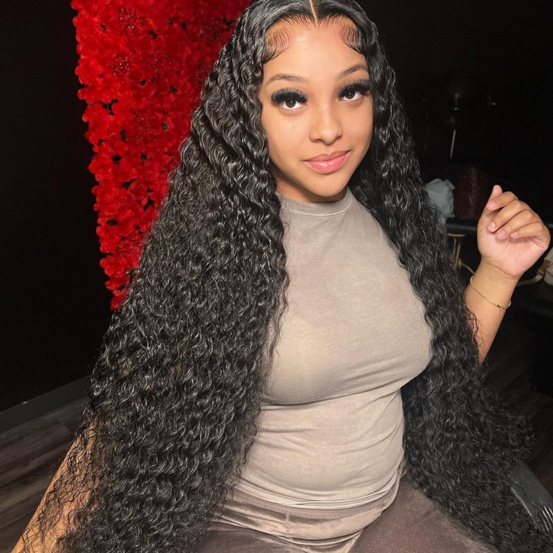 13 * 4 13 * 6 Water Wave Human Hair Wigs 13 by 4 13 by 6 Lace Frontal Wig