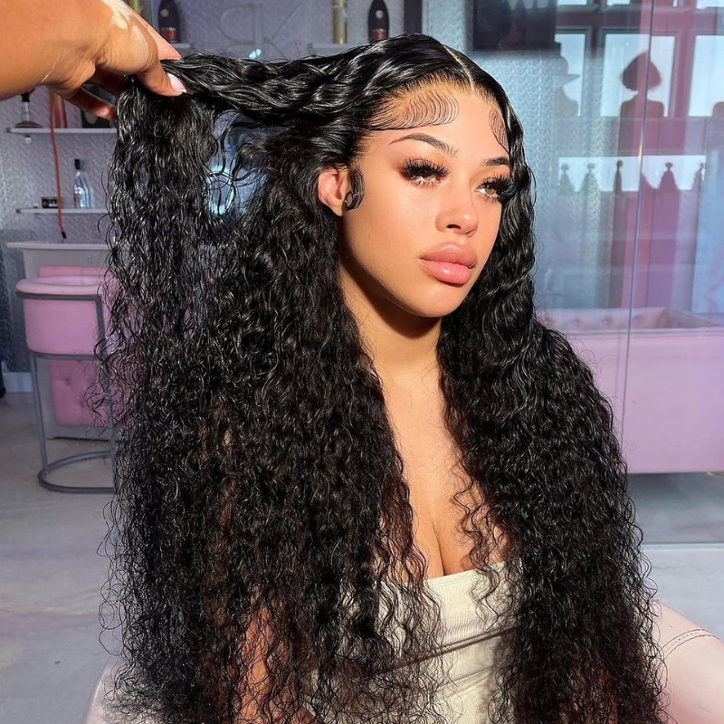 13 by 4 13 by 6 Lace Frontal Wig 13 * 4 13 * 6 Water Wave Human Hair Wigs