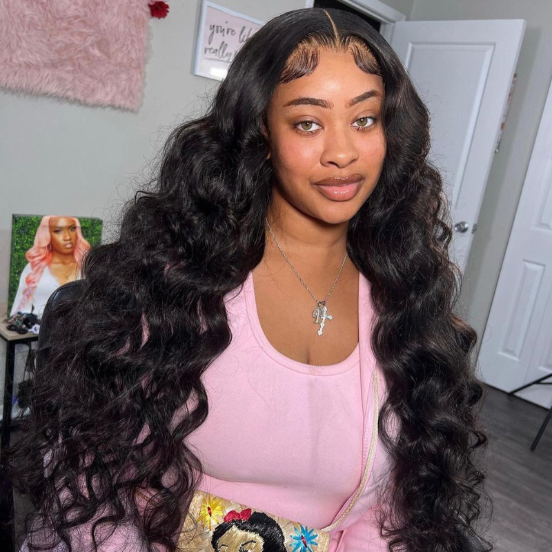13 by 4 13 by 6 Lace Frontal Loose Wave Virgin Human Hair Wigs