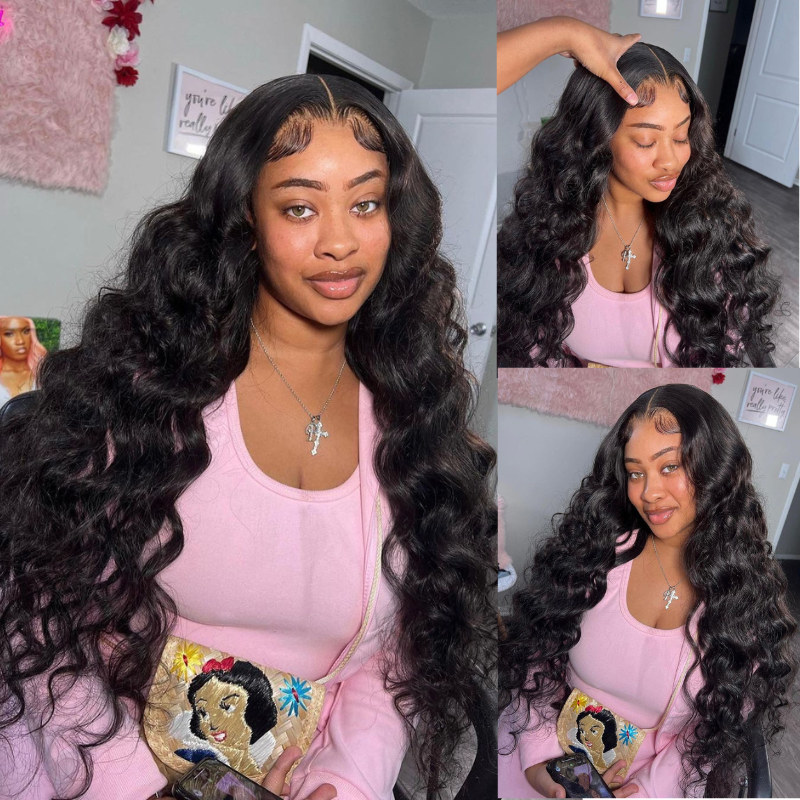 13 by 4 13 by 6 Lace Frontal Loose Wave Virgin Human Hair Wigs