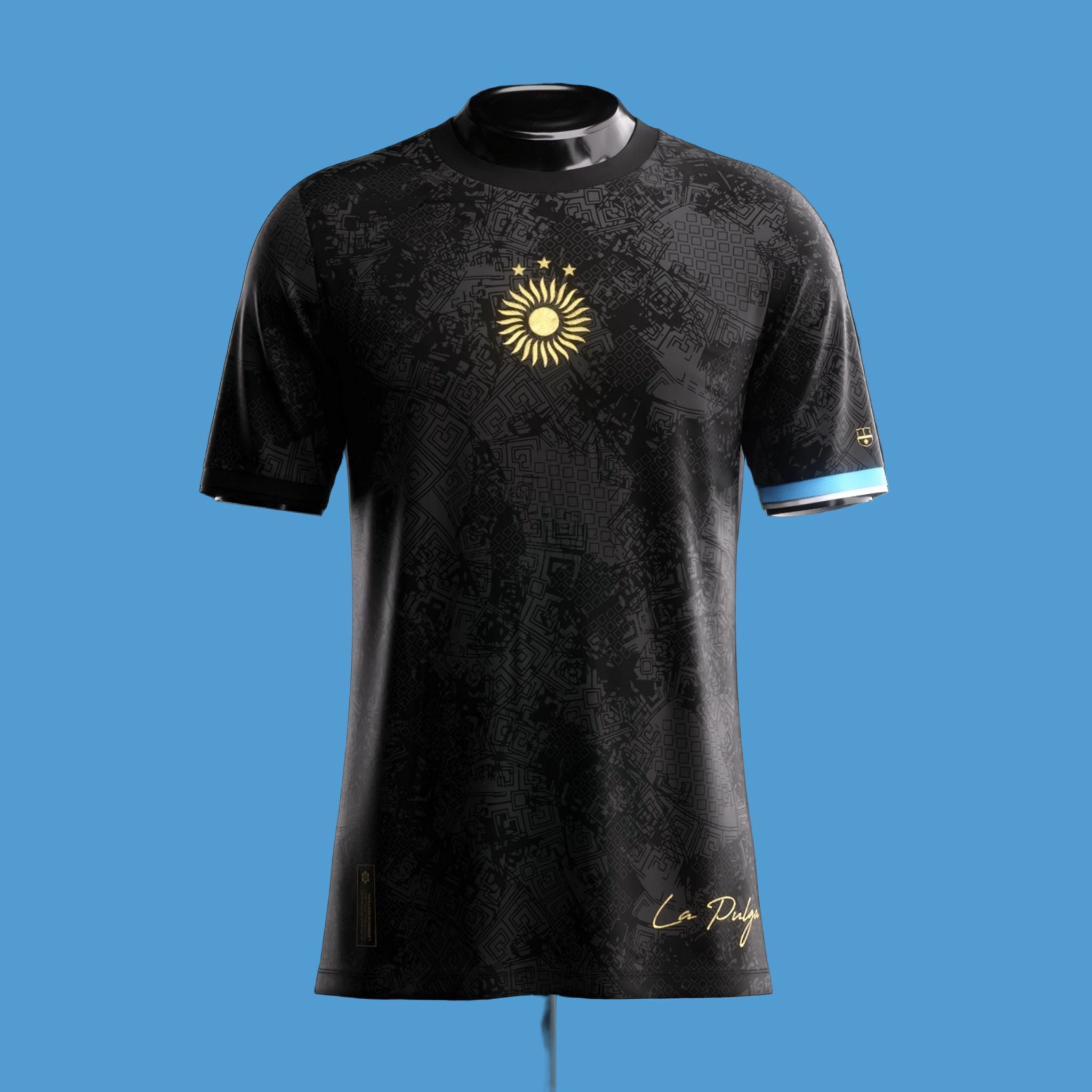 Argentina La Pulga Black Kit - Messi
