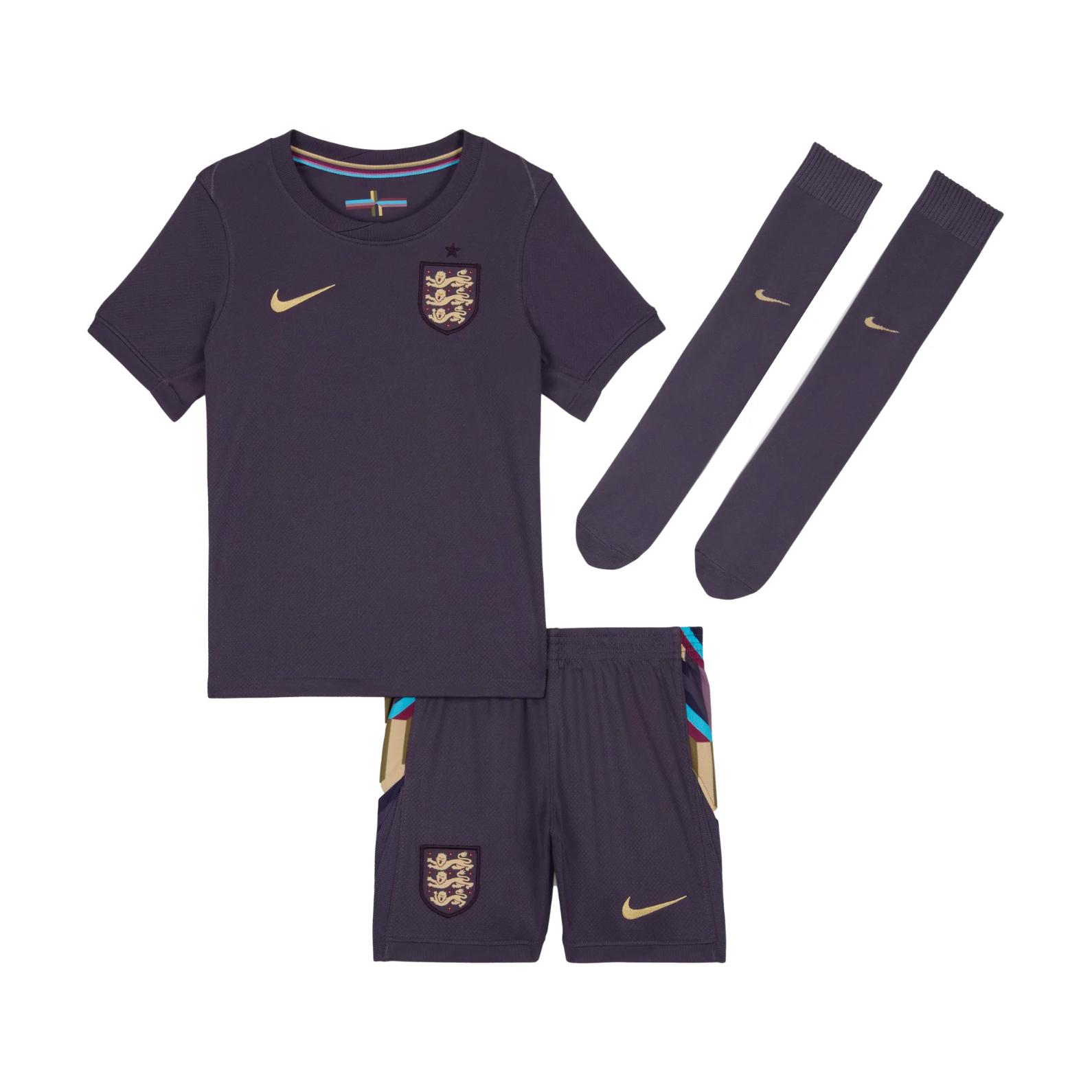 England 2024 Away Kids Kit