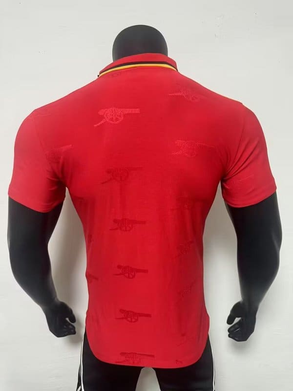 Arsenal 25/26 Polo Red Kit – Player Version