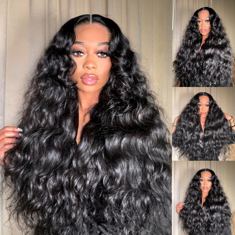 Pre Everything  13x4 Natural Loose Body Wave Glueless Hair Wigs