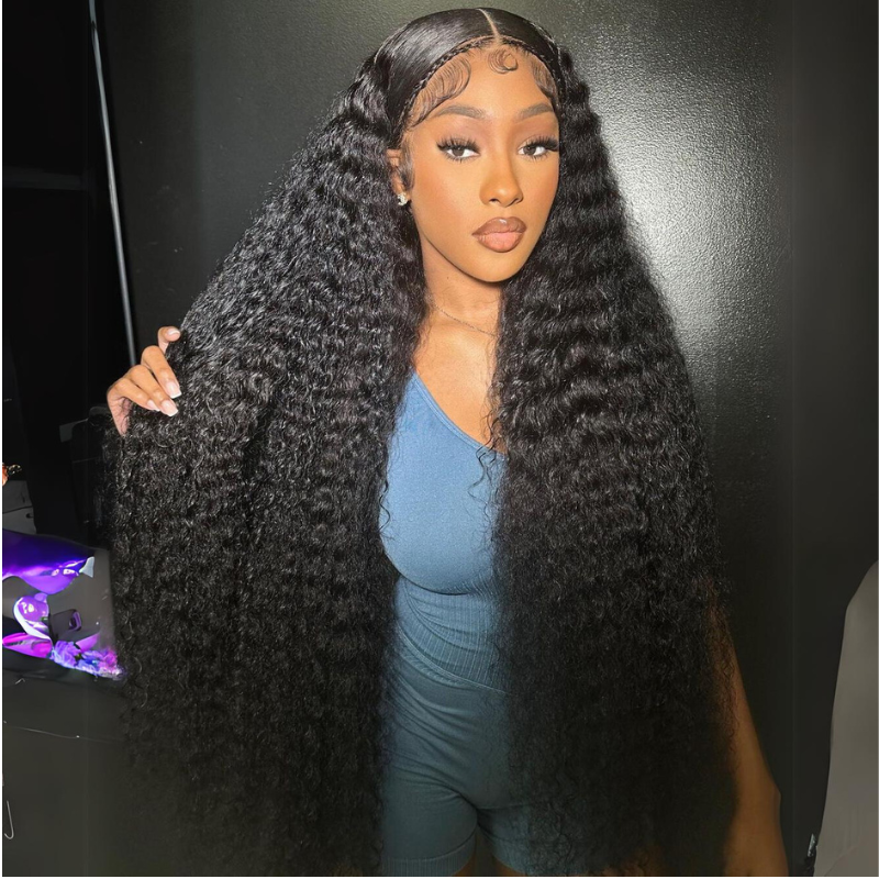 30 inch Buss Down Wig 32 34 36 38 Knee Length Long Human Hair Wigs